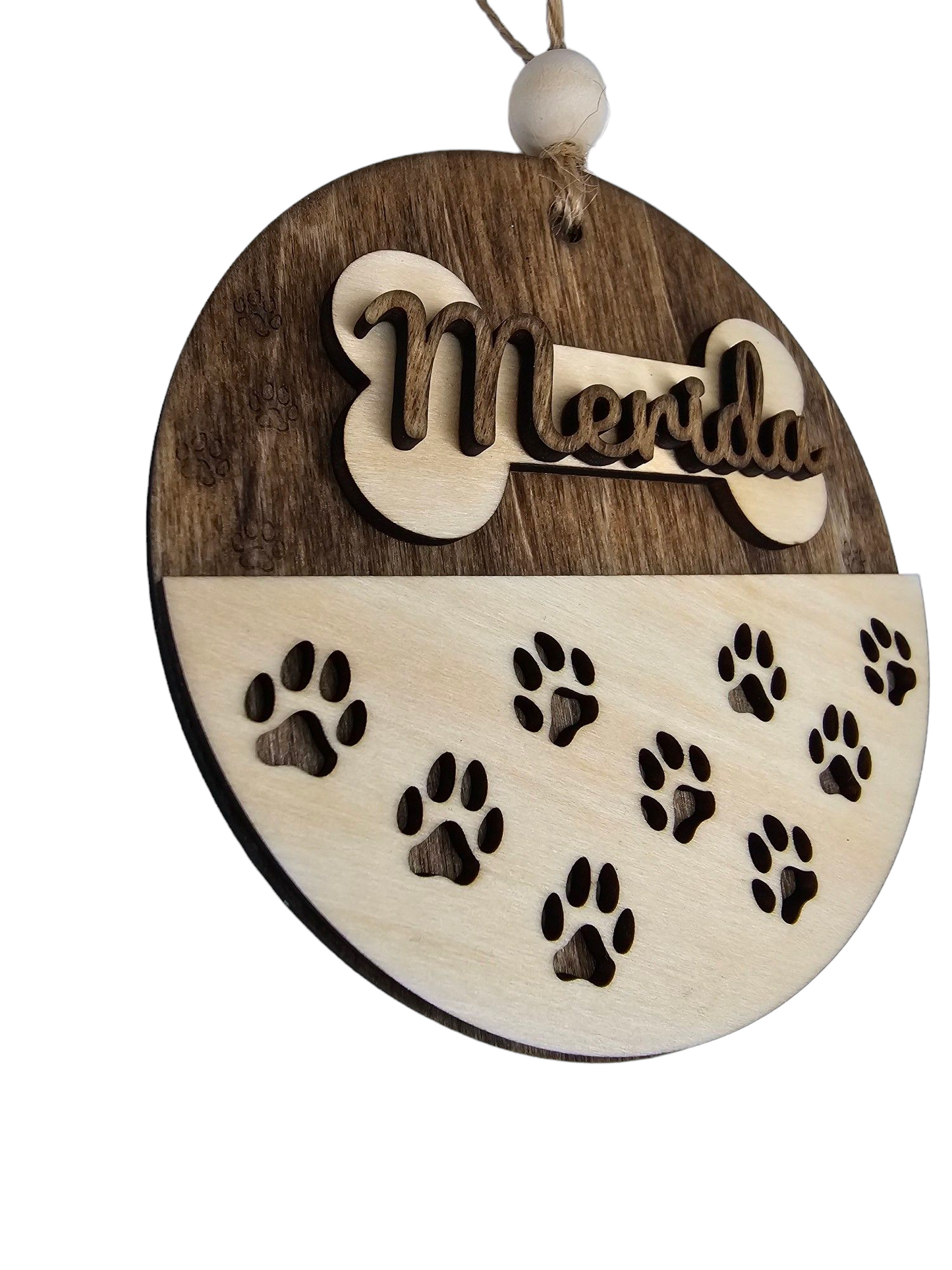 Custom Dog Christmas Ornament, Personalized Pet Memorial, Gift for Dog Lover, Holiday Decoration