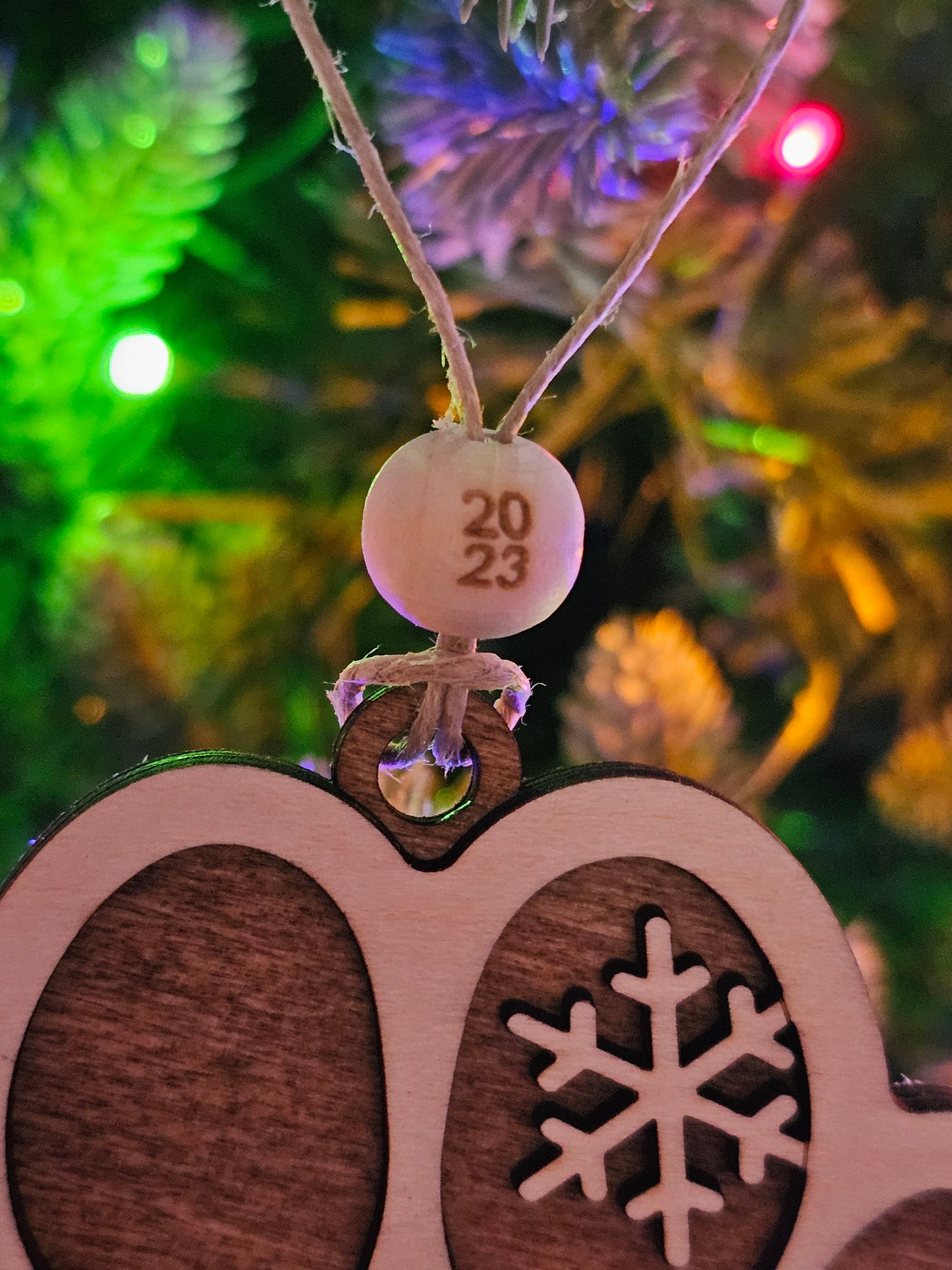 Custom Dog and cat Christmas Ornament, Personalized Pet Memorial, Gift for Dog Lover, Holiday Decoration