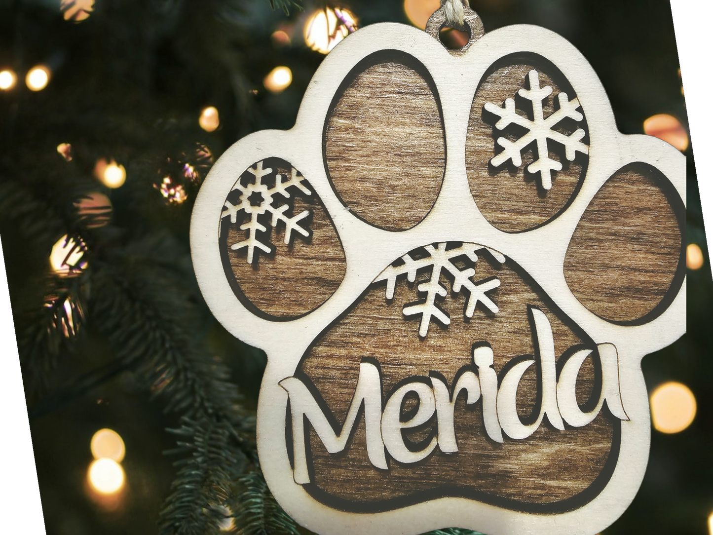 Custom Dog and cat Christmas Ornament, Personalized Pet Memorial, Gift for Dog Lover, Holiday Decoration