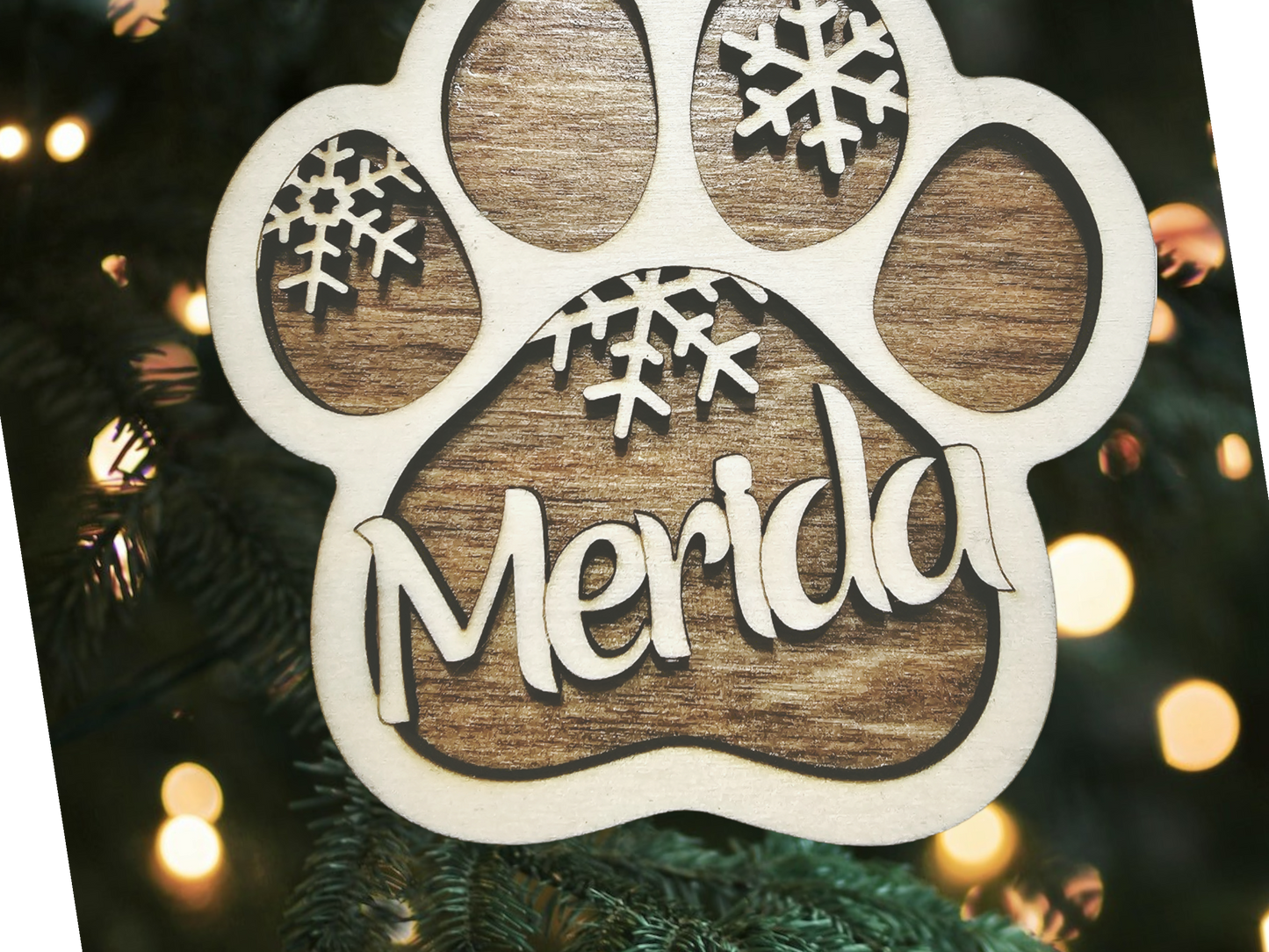 Custom Dog and cat Christmas Ornament, Personalized Pet Memorial, Gift for Dog Lover, Holiday Decoration