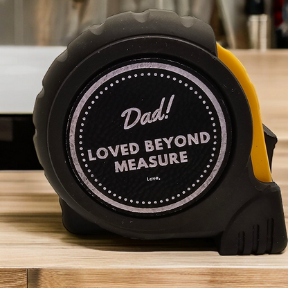 Personalized Dad Measuring Tape, Custom Father's Day Gift, Handyman Tool, Dad Tool, gift for dad